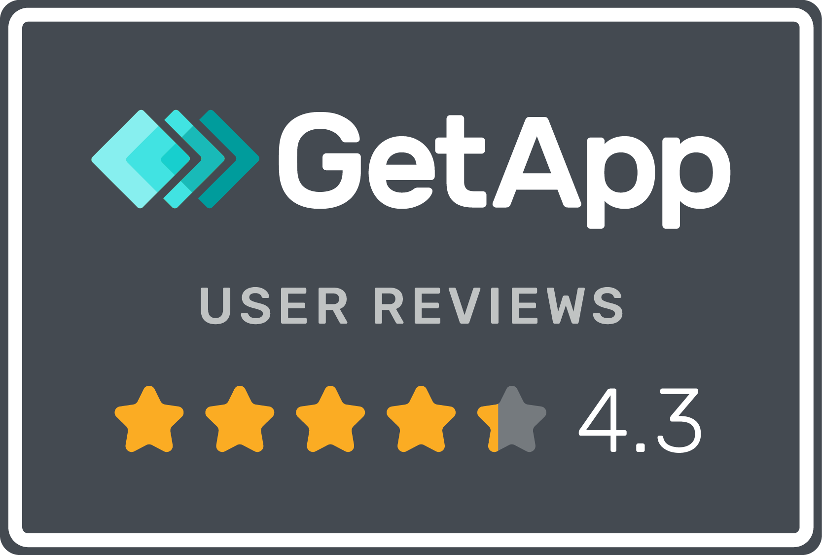 GetApp Rating Badge